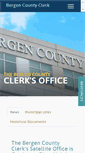 Mobile Screenshot of bergencountyclerk.org