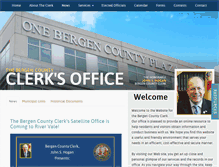 Tablet Screenshot of bergencountyclerk.org